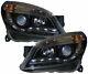Vauxhall Astra H Mk5 Black Drl Led R8 Design Projector Front Headlights