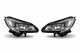 Vauxhall Corsa E 15-19 Chrome Drl Headlights Headlamps Set Pair Driver Passenger