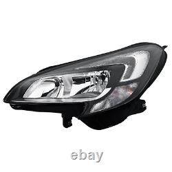 Vauxhall Corsa E Headlight Left LED DRL 2015-19 Headlamp Passenger Near Side
