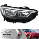 Vauxhall Insignia Drivers Side Black Halogen Headlight With Led Drl 2017-2021