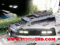 Visor on the roof with DRL light for hummer h3