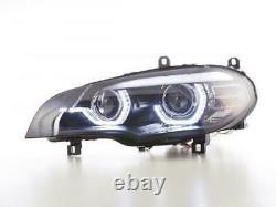 Xenon AFS Headlights LED Daytime running lights FOR BMW X5 E70 06-10 in Black