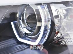 Xenon Headlights LED Daytime running lights FOR BMW X5 E70 06-10 in BLACK