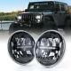 Xprite 7 60w Led Head Lights High/low Beam With Drl For 97-18 Jeep Wrangler Tj Jk