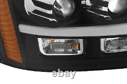 07-14 Tahoe/suburban/avalanche Drl/activation Light Black Projector Phares