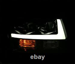 07-14 Tahoe/suburban/avalanche Drl/activation Light Black Projector Phares