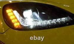 2005-2013 C6 Corvette Lights Morimoto Xb Led Headlight Pair Drl Clear Film