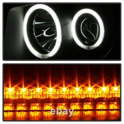 2007-2012 Dodge Nitro Ccfl Halo Drl Projecteur Phares Avec Lampe De Lumière Signalled