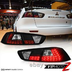 2008-2017 Mitsubishi Lancer Evolution Evo X 4b11 Gsr Mr Black Led Taillight