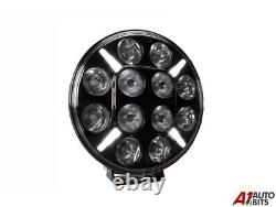 2X Phare rond à LED 24V DRL blanc pour camion Scania Volvo DAF MAN 8,6 pouces