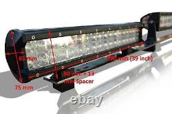39 Aluminium 7d Led Spot Light Bar + Drl/park Light Fonction Double