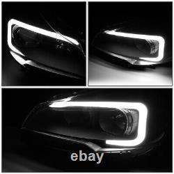 3d Led Drl Light Barfor 13-16 Ford Escape Black Clear Projecteur Lampe Frontale