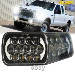 5x7 7x6 Pouce Led Drl Phare Phare Carré Phare Pour Chevrolet Jeep Cherokee
