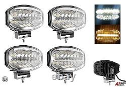 9 LED Ambre Position DRL Lumière Jumbo X4 Barre Lumineuse Toit Pare-chocs pour Scania Man E9