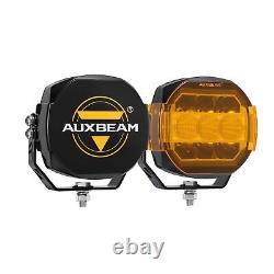 AUXBEAM 2X 5 Feux de Travail à LED Clignotant Lampe DRL Blanc & Ambre Universel