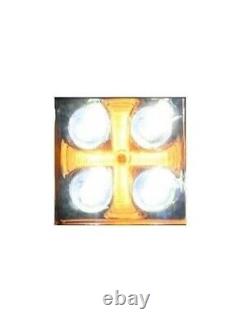 Barre lumineuse à LED Spot Light 42 240W, fonction double éclairage DRL croisé flash ambre, 12-24V.