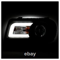 Black 2005-2010 Chrysler 300c Led Light Bar Drl Projector Phares Gauche+droite