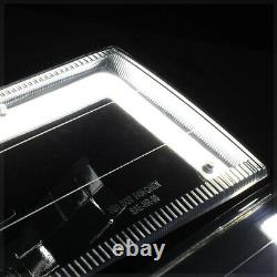 Black/clearled C-bar Drlheadlight+bumper+corner Light Pour 91-94 Ford Explorer