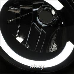 Black/smoke Led Light Bar Drl Phare Lampe Frontale Pour 07-14 Toyota Fj Cruiser