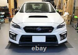 Blanc / Ambre Switchback / Led Séquentielle Fog Bezel Drl Kit Pour 18 Subaru Wrx Jusqu'à / Sti