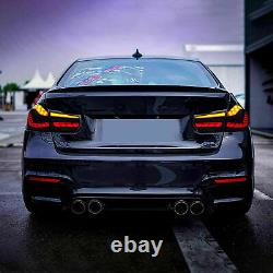 Dragon Scale Black Full Led Sequential Taillights Pour 12-18 Bmw F30 3er F80 M3