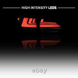 Feux arrière LED pour Lexus RX350 RX450 de 2009 à 2014, lentille claire avec clignotant séquentiel