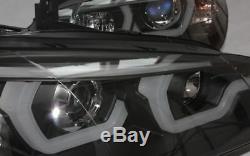 Finition Noire Lightbar Drl Phares Halogènes Lumière Pour Bmw X5 E70 06-13