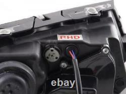 Ford Focus 2 Black Projector Phares Avec Drl Daytime Driving Lights 05-2008