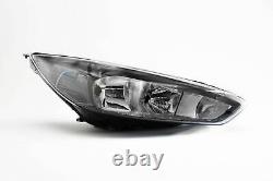Ford Focus Phare Droit Drl Noir 14-17 Phare Conducteur Off Side Oem Hella