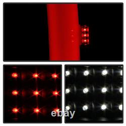 Fumée Noire Pour 07-13 Chevy Silverado Full Led Sequential Neon Tube Tail Light
