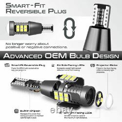La Plupart Advance Led Ampoule Backup 09-18 Dodge Ram Black Smoke Lampe De Queue De Frein Léger