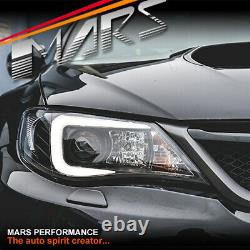 Led 3d Drl Projecteur Head Lights Pour Subaru Impreza Wrx Sti 07-13 -type Xenon