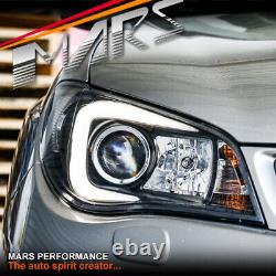 Led 3d Stripe Drl Head Lights Pour Subaru Impreza Wrx Sti Gd 05-07 Type Xenon