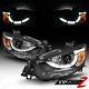 Newest Design Led Drl 2013-2015 Mazda Cx5 Cx-5 Black Proejctor Head Lights Set