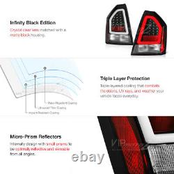 Oled Neon Tube Pour 08-10 Chrysler 300c Black Led Tail Lampe De Freinage De Signal Lumineux