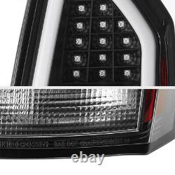 Oled Neon Tube Pour 08-10 Chrysler 300c Black Led Tail Lampe De Freinage De Signal Lumineux