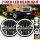 Paire 7 Pouces Rond Phares Led Drl Turn Lights Pour Land Rover Defender 90 110