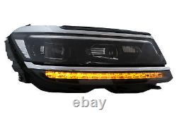 Phares LED pour VW Tiguan II Mk2 16-19 R-Line Matrix Look Dynamique Séquentiel