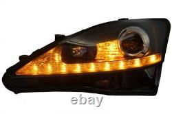 Phares Led Drl Pour Lexus Is Xe20 06-13 Dynamic Light Black Edition