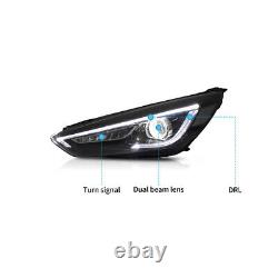 Phares Led Pour 2015-2018 Ford Focus Projector Les Lampes Avant S'associent Avec Sequential