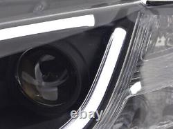 Phares Noirs Avec Feux De Circulation Diurne Drl Pour Audi A2 8p 8pa 2003-2008