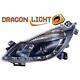 Phares De Projecteur Lhd Paire Led Dragon Drl Clair Noir Pour Vauxhall Corsa D 06-11