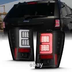 Pour 05-06 Jeep Grand Cherokee Black Tail Light Neon U-bar Tube Lampe De Frein Led
