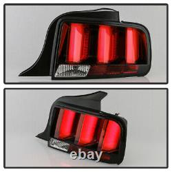 Pour 05-09 Ford Mustang Sequential Red Tail Light 3d Neon Tube Lampe De Frein Led