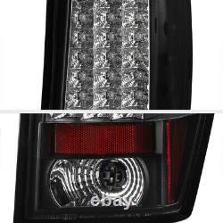 Pour 07-10 Jeep Grand Cherokee Brightest Black Led Smd Rar Brake Tail Light Wk