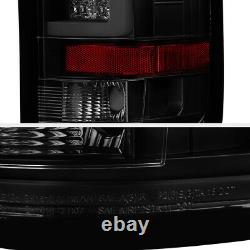 Pour 07-13 Chevy Silverado Black Smoked Lens Led Bar Signal De Freinage Lampe Tail Light