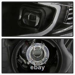 Pour 09-14 Acura Tsx Cu2 Led Light Tube Drl Projecteur Lampe Frontale De Remplacement Noir