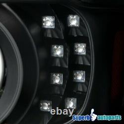 Pour 2001-2011 Ford Ranger Black Led Drl Strip Projecteur Phares Signal Lumières