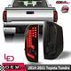 Pour 2014 -2019 Toyota Tundra Led Drl Brake Tail Lights Black Smoke Pair