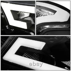 Pour 2015-2017 Ford F150 3d Led Drl Tube Running Light Bar Projecteurs Noir/clair